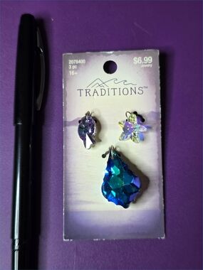 Traditions Kids Jewelry Set with Blue and Iridescent Charms